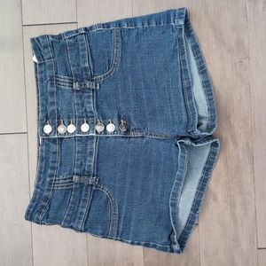 2/25$***High waisted denim shorts***